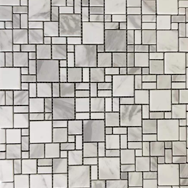 MST-19  Volakas White Marble Mosaic