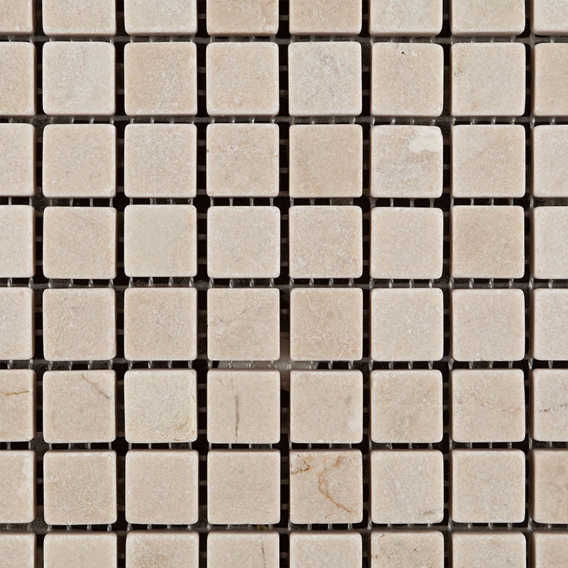 MST-18 Square Mosaic Crema Marfil